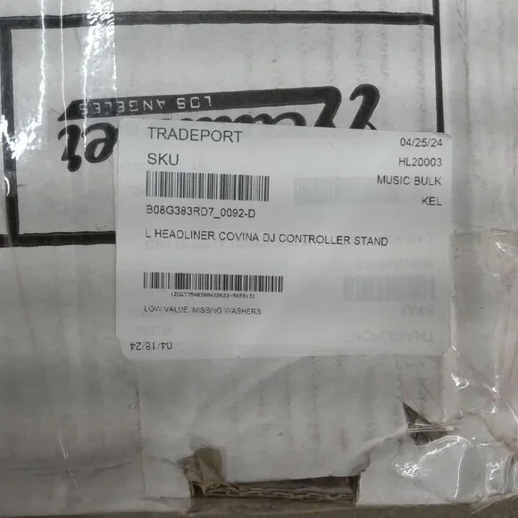 Headliner Covina Portable Dual DJ Controller Stand; Adjustable and Durable DJ - Picture 9 of 10